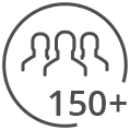 150名の社内ネイティブ校正者